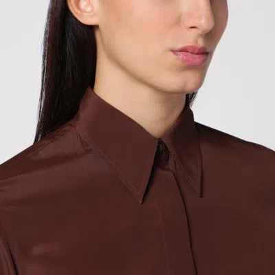 Dries Van Noten 9164 W.w.shirt Chowy In Brown