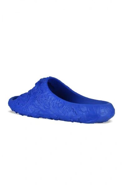 Versace Rubber Slides In Blue