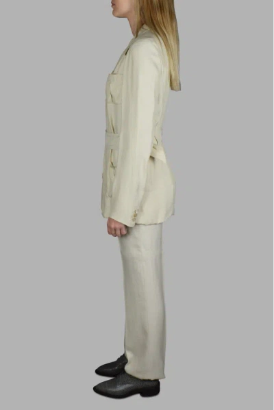 Prada Women Suit In Cream