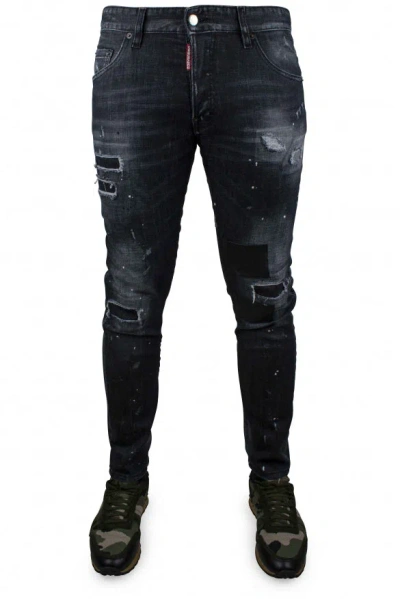 Dsquared2 Men Skater Jean In Black