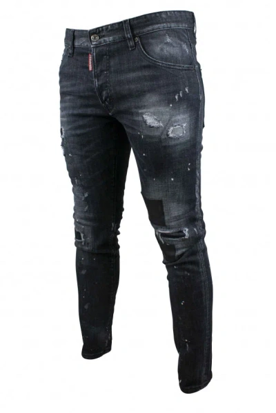 Dsquared2 Men Skater Jean In Black