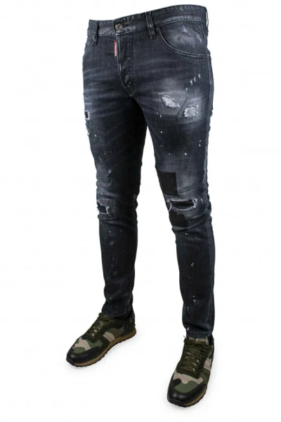 Dsquared2 Men Skater Jean In Black