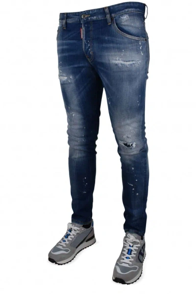 Dsquared2 Skater Jean In Blue