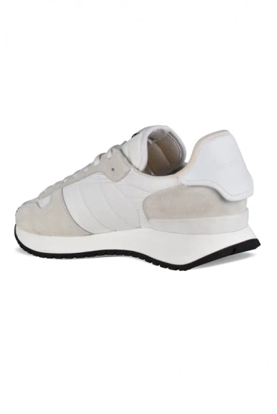 Courrèges Bi-material Sneakers In White