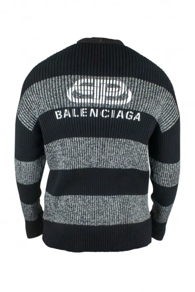 Balenciaga Men Cardigan In Black