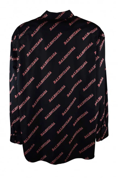 Balenciaga Men Shirt In Black
