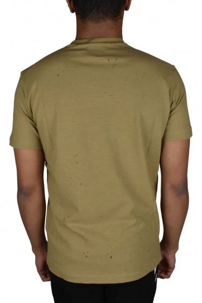 Dsquared2 Man T-shirt Camel Size Xl Cotton In Cream