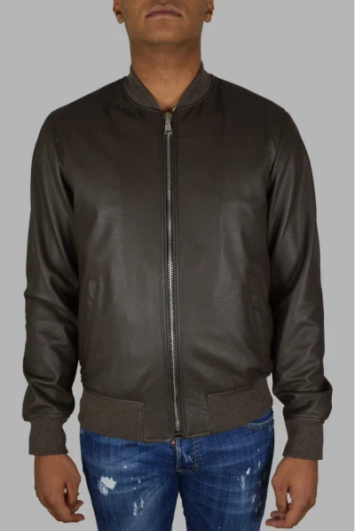 Billionaire Men Bomber Jacket In Brown