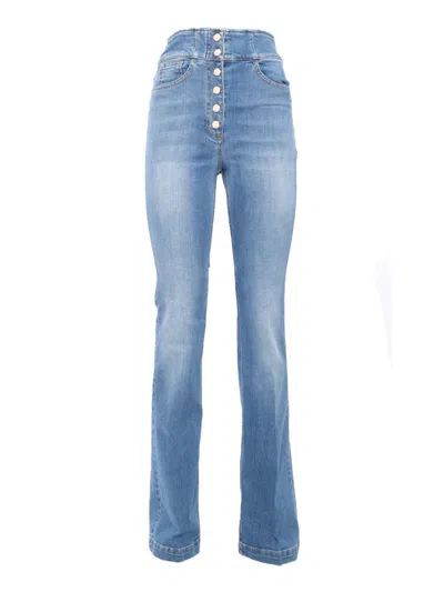 Elisabetta Franchi Pants In Blue