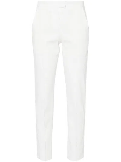 Isabel Marant Straight-leg Trousers With Practical Pockets And Loops In White