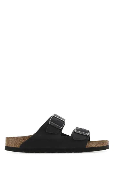 Birkenstock Buckle-strap Sandals In Black