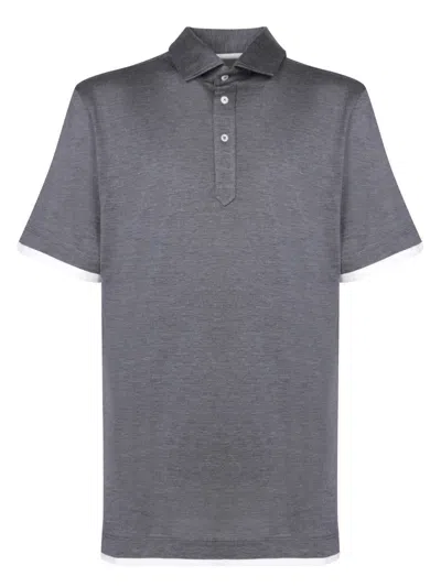 Brunello Cucinelli T-shirts In Grey