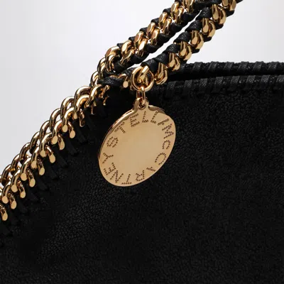 Stella Mccartney Foldable Falabella Black Bag In Black
