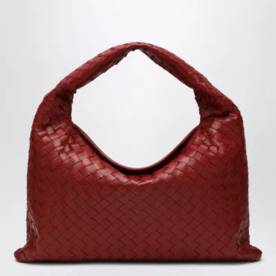 Bottega Veneta Leather Shoulder Bag With Intrecciato Motif In Pink
