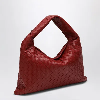 Bottega Veneta Leather Shoulder Bag With Intrecciato Motif In Pink
