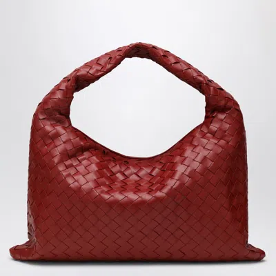 Bottega Veneta Leather Shoulder Bag With Intrecciato Motif In Pink