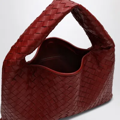 Bottega Veneta Leather Shoulder Bag With Intrecciato Motif In Pink