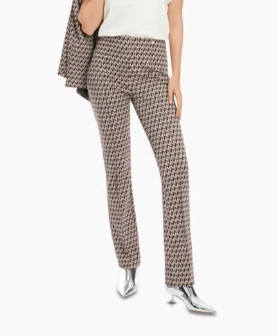 Marc Cain Trousers In Blush And Black In Multi