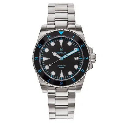 Heritor Automatic Luciano Bracelet Watch With Date In Blue