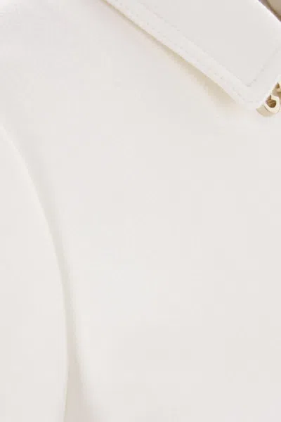 Gucci Wool Coat With Interlocking Gg Buttons In Yellow