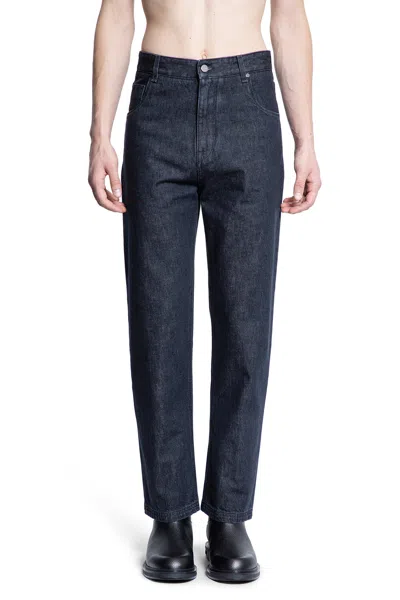 Fendi Man Black Jeans In Black