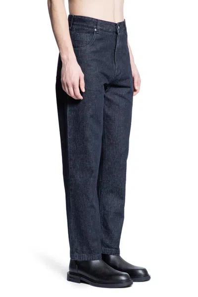 Fendi Man Black Jeans In Black