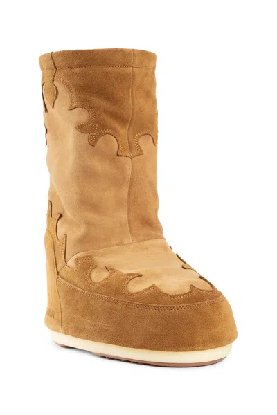 Moon Boot Woman Brown Boots In Brown