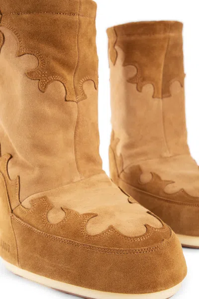 Moon Boot Woman Brown Boots In Brown