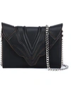 Elena Ghisellini Felix Sensua Small Leather Crossbody Bag In Black