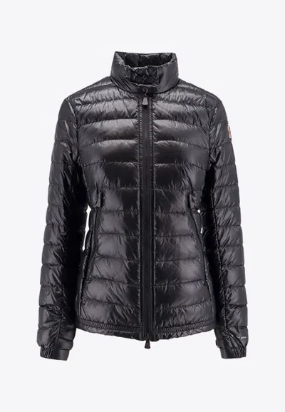 Shop Moncler Walibi Puffer Down Jacket In Black