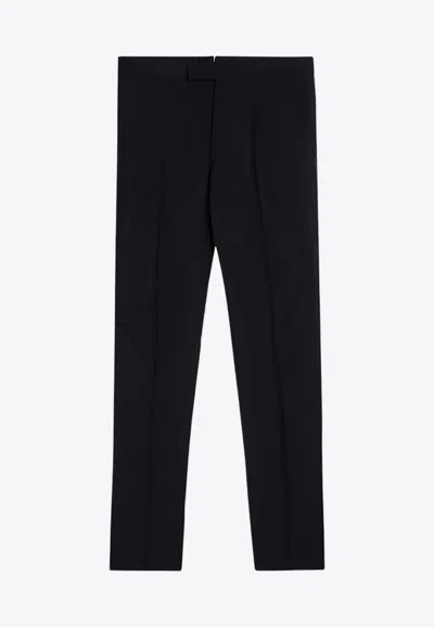 Thom Browne Trousers Wool Blend Belt Loops In Black