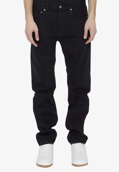 Saint Laurent Aint Baggy Jean Sn34 In Black