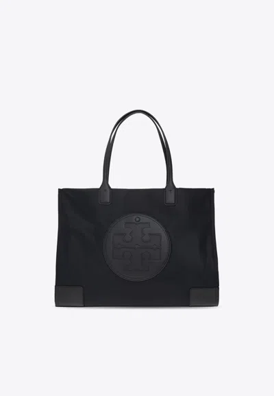 Tory Burch Small Ella Tote Bag In Black