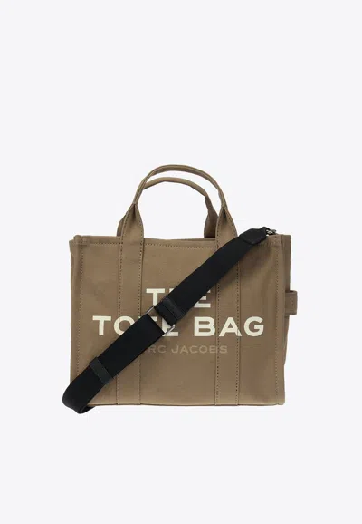 Marc Jacobs The Medium Logo Print Tote Bag In Green