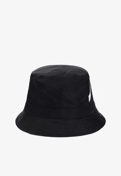 Jacquemus Ovalie Bucket Hat In Black
