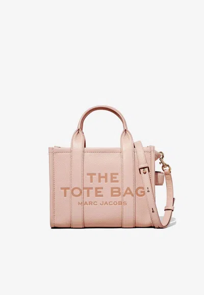 Marc Jacobs Rose Leather The Small Tote Bag Women In Blush