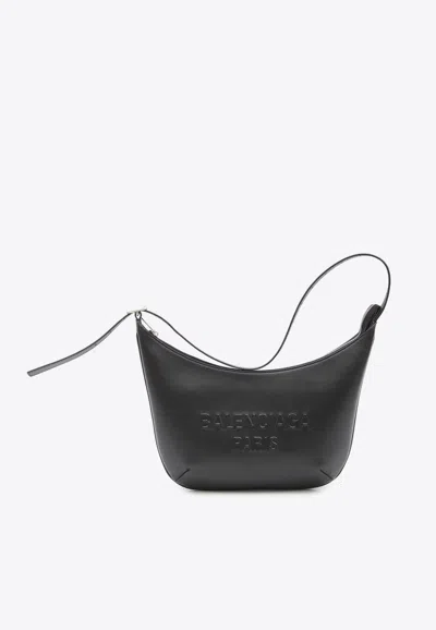 Balenciaga Mary-kate Shoulder Bag In Calf Leather In Black