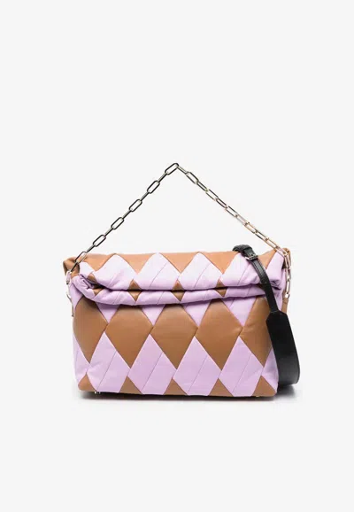Reco Rombo Duquesa Quilted Shoulder Bag In Multicolor