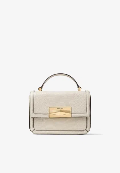 Jimmy Choo Diamond Leather Handbag In Natural