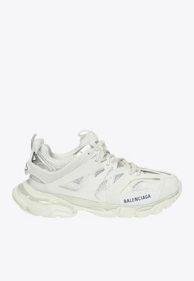Balenciaga Track Logo-detailed Mesh And Rubber Sneakers In White