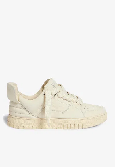 1989 Studio Leather Low Sneakrers With Chunky Desing In Beige