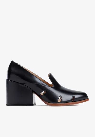 Gabriela Hearst Eliza 75 Calf Leather Pumps In Black