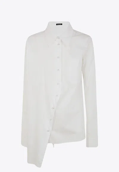 Ann Demeulemeester Julia Shirt In White