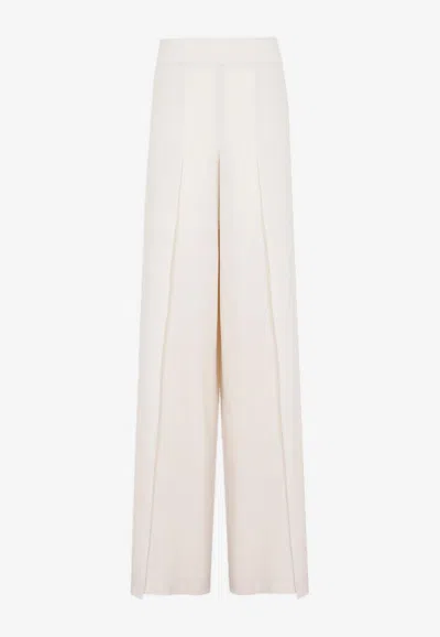 Akris Fellia Chiffon Pants In Beige