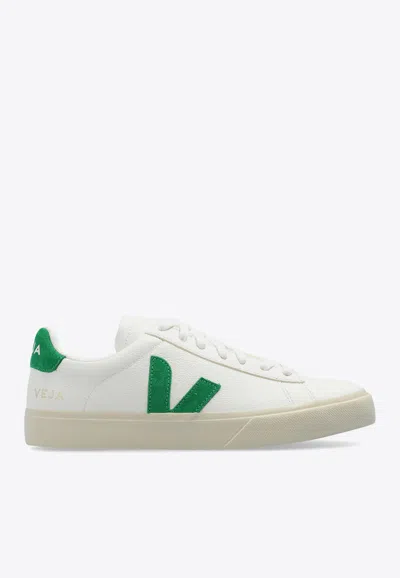 Veja Recife Chromefree Leather Men Sneaker In White Emeraude In White