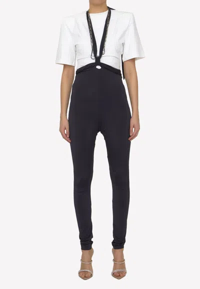 Attico Ruby Long Pants In Black