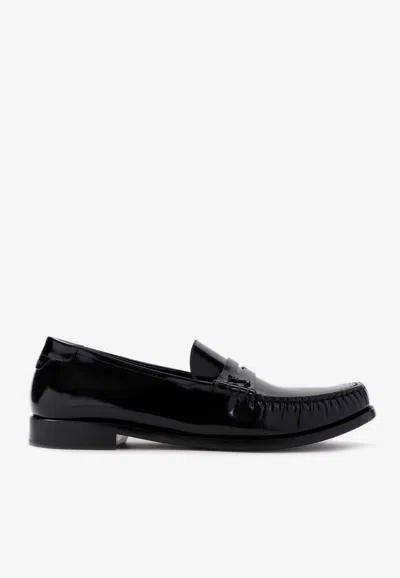 Saint Laurent Loafers In Black