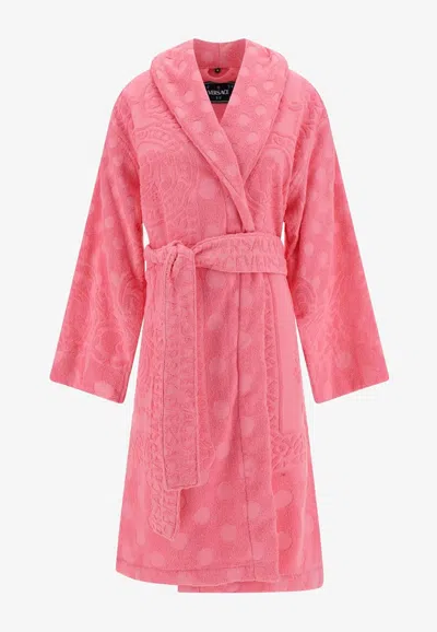VERSACE POLKA DOT BATHROBE 