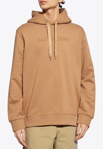 Burberry Biscuit Cotton Sweatshirt In Brown