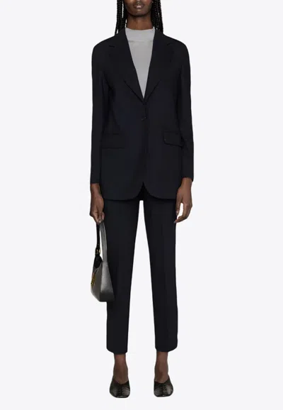 P.a.r.o.s.h Tailored Wool Pants In Navy